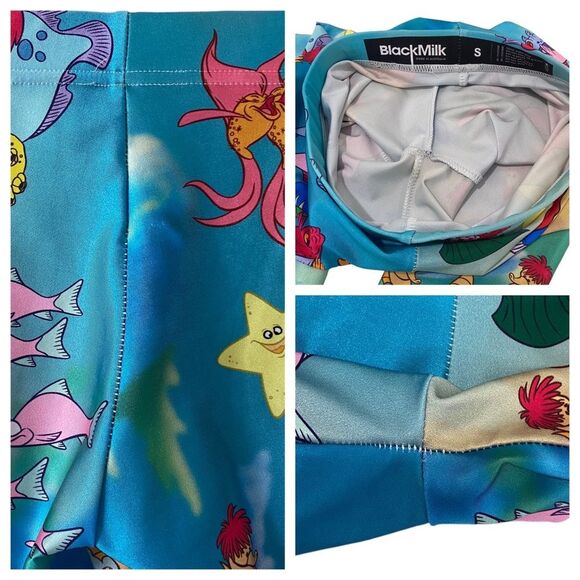 Blackmilk Disney The Little Mermaid Leggings pants sz Small - multicolored - Picture 4 of 15